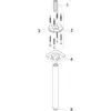 Image de hansgrohe, Système de douche, HG Raccord de plafond CROMA SELECT E DN 15, 300mm chrome