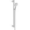Image de hansgrohe, Pommeau de douche, HG Ensemble de douche RAINDANCE SELECT S 120 Bsta Unica Comfort 900mm blanc/chrome (3 Types de jets, 15.50 l/min)