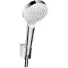 Image de hansgrohe, Pommeau de douche, HG Ensemble de douche CROMETTA 1JET Porter Set 1600mm EcoSm 9 l/m blanc/chrome (1 Type de jet, 9 l/min)