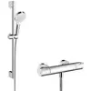 Image de Hansgrohe Crometta thermostatische doucheset 15cm met 2 straalsoorten wit/chroom