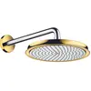 Image de hansgrohe, Pommeau de douche, Douche de tête Raindance Classic 240 Air 1jet avec bras de douche : couleur - Polished (1 Type de jet, 19 l/min)