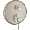 Image de Axor, Robinetterie de salle de bains, Thermostatique MONTREUX UP avec vidage et robinet de remplissage et robinet d'arrêt nickelé