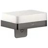 Image de Axor, Distributeur de savon + porte-savon, Distributeur de savon liquide UNIVERSAL avec tablette brushed black chrome