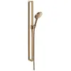 Image de hansgrohe, Système de douche, Kit de douche E AXOR CITTERIO avec douchette à main 120 3jet brushed bronze