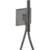 Image de hansgrohe, Pommeau de douche, Unité de porte AXOR STARCK ORGANIC 12x12 brushed black chrome (2 Types de jets, 16.20 l/min)