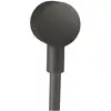 Image de Axor, Raccord de tuyau + connecteur de tuyau, Raccord de flexible Fixfit STEEL DN 15 brushed black chrome (Raccord de tuyau, 15 mm)