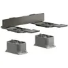 Image de hansgrohe, Dérouleur de papier toilette, Set d'adaptateurs AXOR UNIVERSAL brushed black chrome