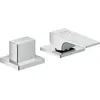 Image de hansgrohe, Robinetterie de salle de bains, HG Set de montage final METROPOL f Mitigeur monocommandé 2 trous pour bain chr