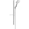 Image de hansgrohe, Système de douche, HG Br.set RAINDANCE Sel S 120 3jet/Unica 125mm Bsta 90cm blanc/chrome 16 l/min