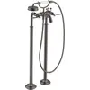 Image de hansgrohe, Robinetterie de salle de bains, Mélangeur bain 2 poignées AXOR MONTREUX DN 15 au sol avec levier bru bl chrome