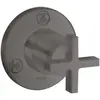 Image de hansgrohe, Robinetterie de salle de bains, Vanne d'arrêt/inverseur AXOR CITTERIO T/Q UP m poignée croisillon brushed black chrome