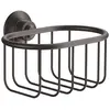 Image de hansgrohe, Rangement pour douche, Panier à savon AXOR MONTREUX montage mural noir brossé chrome (16.70 x 26 x 10.20 cm)