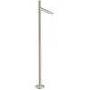 Image de hansgrohe, Robinetterie de salle de bains, Mitigeur monocommande pour lavabo AXOR UNO poignée zéro, à poser au sol nickel brossé