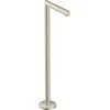 Image de hansgrohe, Robinetterie de salle de bains, Bec déverseur pour baignoire AXOR UNO au sol, droit nickel brossé