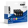Image de KMP, Cartouche d'impression, E154V Multipack BK/C/M/Y compatible avec Epson T 162 (M, C, Y, CF)