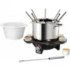 Image de Unold Élégance de la fondue, Set à fondue, Argent, Blanc