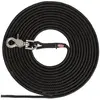 Image de Trixie Hondenriem Sleeplijn Trigger Snap Haak Rond Zwart (Chien, Sport canin), Collier + laisse