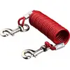 Image de Trixie Chien de garde avec câble spiralé 5m (Chien, Général), Collier + laisse