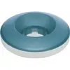Image de Trixie Ecuelle à bascule Slow Feeding, plastique/TPR, 0,5l/ø23cm, gris/bleu (50 cl), Gamelle