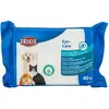 Image de 4x Trixie Lingettes pour le soin des yeux 40 pièces (Chat, Chien), Hygiène animale