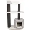 Image de Trixie XXL Cara (128 cm, Blanc, Gris), Arbre à chat