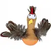 Image de Trixie Le poulet debout avec des plumes et du son (Jouet d'occupation chat, Jouet en peluche chat), Jouets pour chat