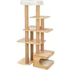 Image de Trixie Thiago cat tree, wood, 147 cm, nature (147 cm, Nature), Arbre à chat
