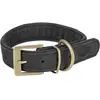 Image de Trixie Pure collar, leather, XS: 25 31 cm/25 mm, black (XS, Chien, Général), Collier + laisse