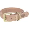 Image de Trixie Pure collar, leather, XS: 25 31 cm/25 mm, pink (XS, Chien, Promenade), Collier + laisse