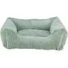 Image de Trixie Jonna vital bed,corduroy plush,rectangul.,120×80cm,sage (Chat, Chien), Panier pour chien + chat
