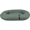 Image de Trixie Vital CityStyle bed, oval, 95 × 80 cm, dark green (Chien), Panier pour chien + chat