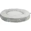 Image de Trixie Jimmy Soft bed, flanell/plush, round, ø 50 cm, light grey (Chien), Panier pour chien + chat