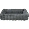 Image de PETS Collection Elli bed, sqaure, 100 × 70 cm, dark grey (Chat, Chien), Panier pour chien + chat