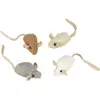 Image de Trixie Mouse, plush, 18 cm, various (Jouet en peluche chat, Jouets avec herbe à chat), Jouets pour chat