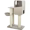 Image de tectake 48150 (132 cm, Gris), Arbre à chat