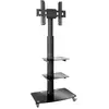 Image de myWall Hp 100 L (Sol), Support de moniteur, Noir