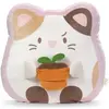 Image de NICI, Coussin pour enfant, Plüschkissen Katze Angy mit Blumentopf (12 x 35 cm)