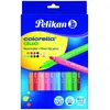 Image de Pelikan, Écriture + dessin, Colorella Duo C407 Crayon-feutre Fin Multicolore (e) (12x)