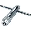 Image de Magni, Taraud, Porte-outils FORMAT Schröder avec cliquet 85 mm - Chromé - Plage de serrage 2,0-5,0 mm