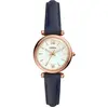 Image de Fossil, Montre, Carlie, Bleu, (Montre analogique, 28 mm)