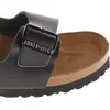 Image de Birkenstock, Unisexe, Sandales, Arizona Naturleder Normal, Noir, (39)