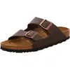 Image de Birkenstock, Unisexe, Sandales, Arizona Birko-Flor Étroit, Marron, (46)