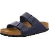 Image de Birkenstock, Unisexe, Sandales, Arizona Birko-Flor Étroit, Bleu, (37)