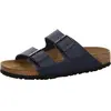 Image de Birkenstock, Unisexe, Sandales, Arizona Birko-Flor Étroit, Bleu, (42)