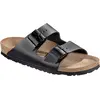 Image de Birkenstock, Unisexe, Sandales, Arizona Naturleder Schmal, Noir, (38)