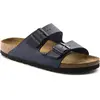 Image de Birkenstock, Unisexe, Sandales, Arizona Birko-Flor Normal, Bleu, (39)