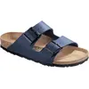 Image de Birkenstock, Unisexe, Sandales, Arizona Birko-Flor Normal, Bleu, (41)