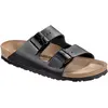 Image de Birkenstock, Unisexe, Sandales, Arizona Naturleder Schmal, Noir, (42)