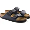 Image de Birkenstock, Hommes, Sandales, Arizona Birko-Flor Normal, Bleu, (46)