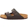 Image de Birkenstock, Unisexe, Sandales, Arizona Softbed Birko-Flor Normal, Noir, (42)